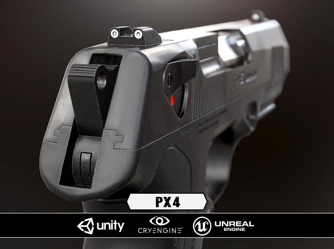 COMPLETE WEAPONS PACK - Models and Textures Low-poly 3D model_7