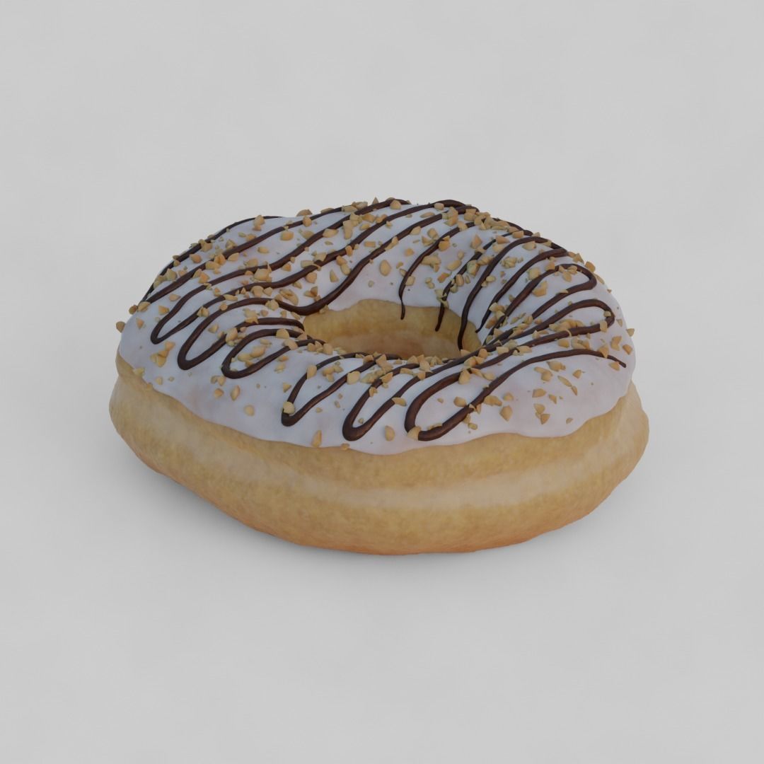 Donuts 3D model_2