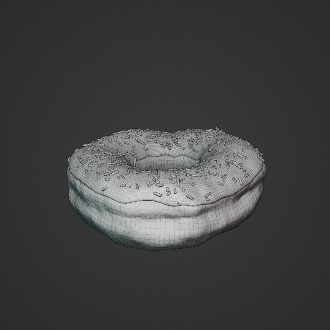 Donuts 3D model_7