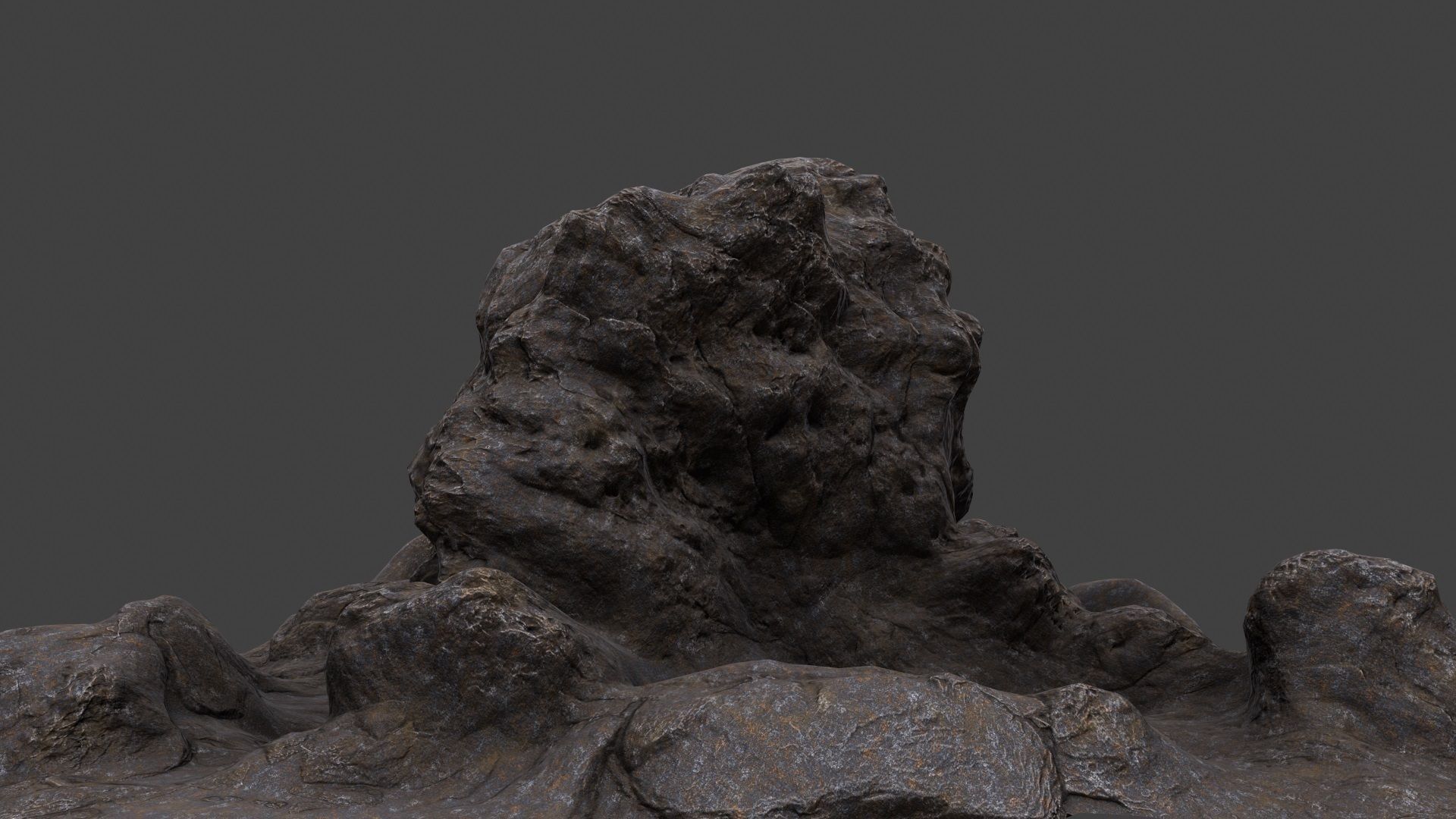 mountain rock 3D model_5