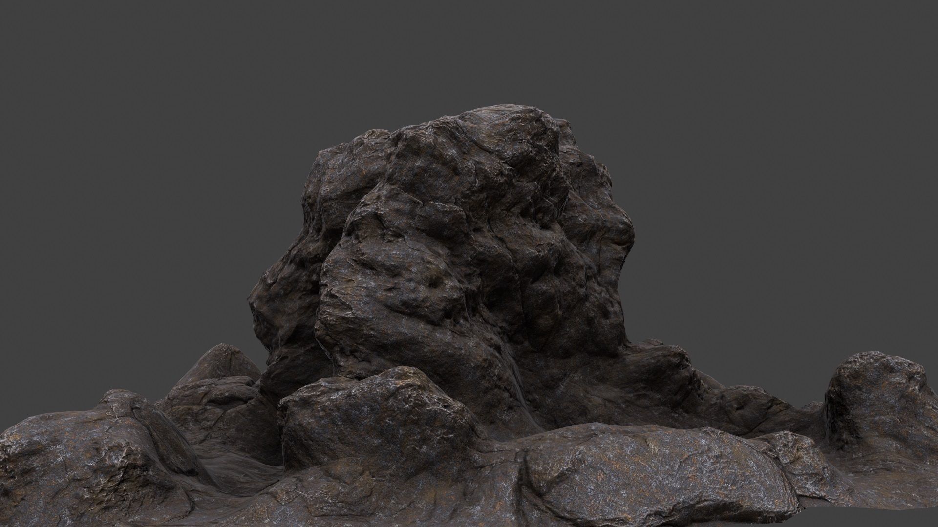 mountain rock 3D model_12
