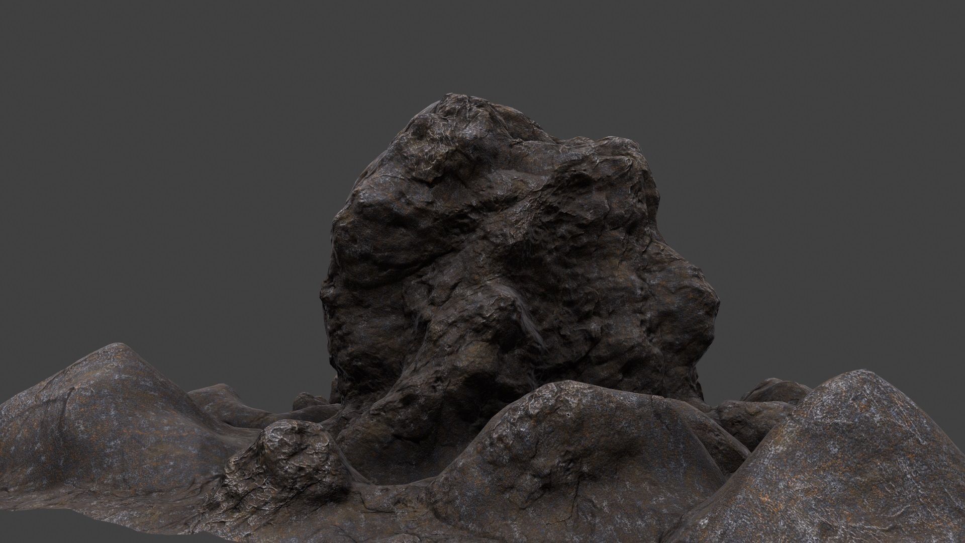 mountain rock 3D model_3