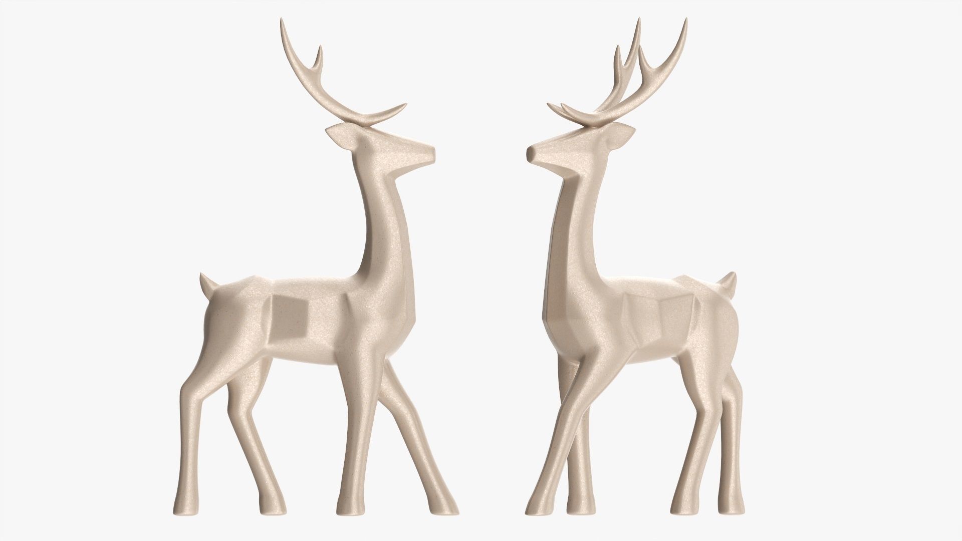 Christmas decorative reindeer 3D model_5