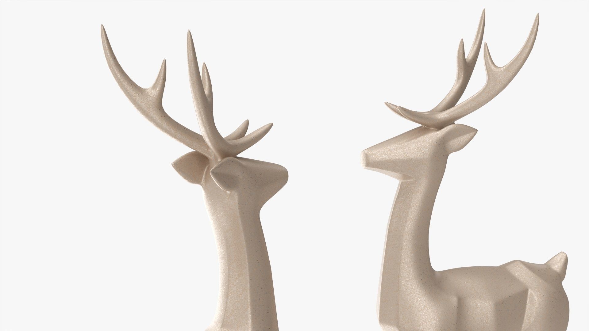 Christmas decorative reindeer 3D model_2