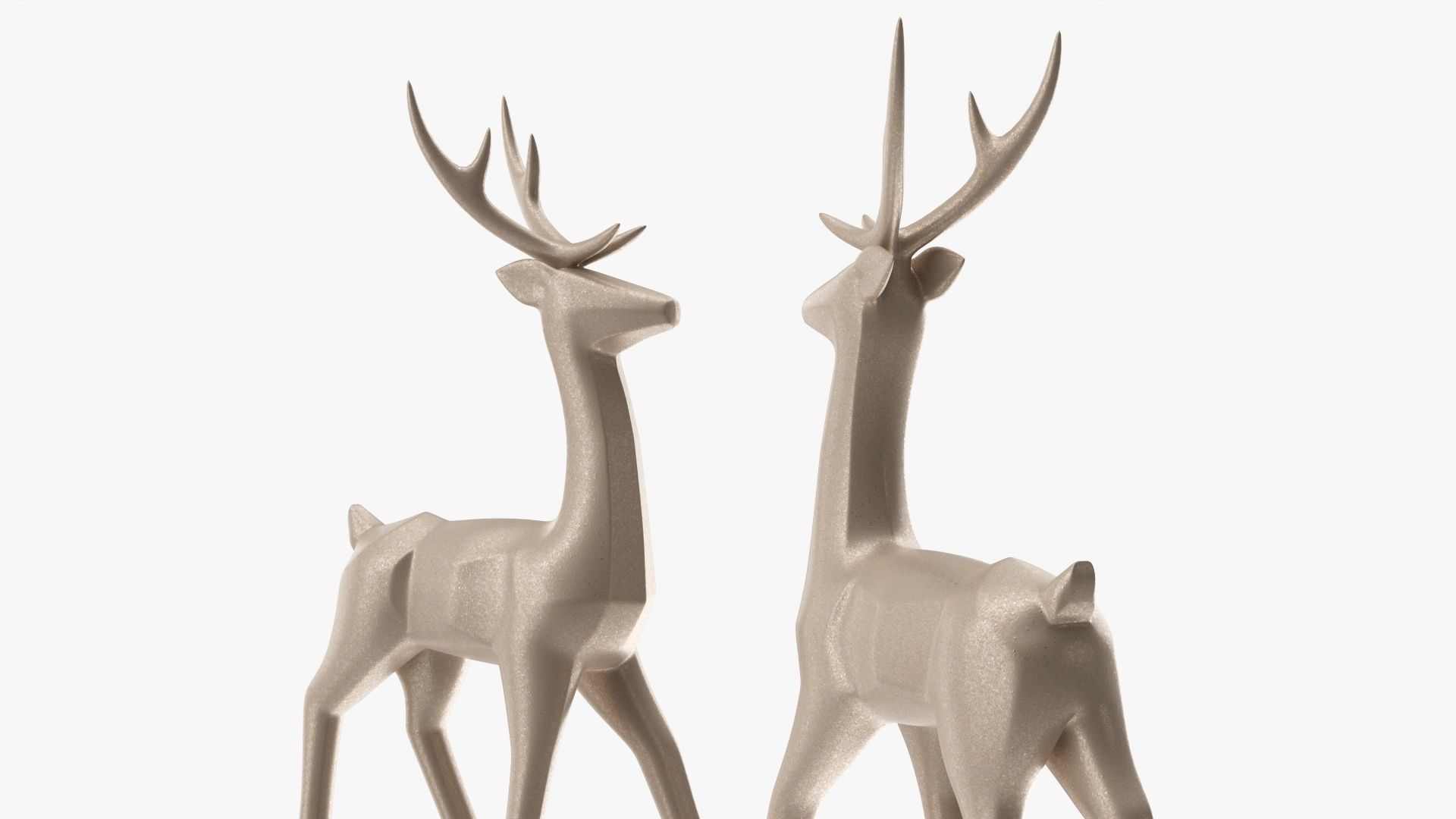 Christmas decorative reindeer 3D model_4