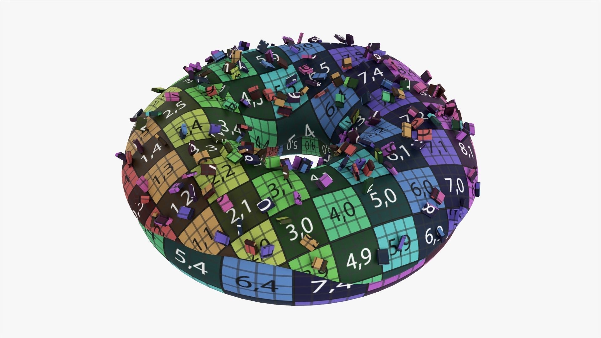 Donut 01 3D model_12
