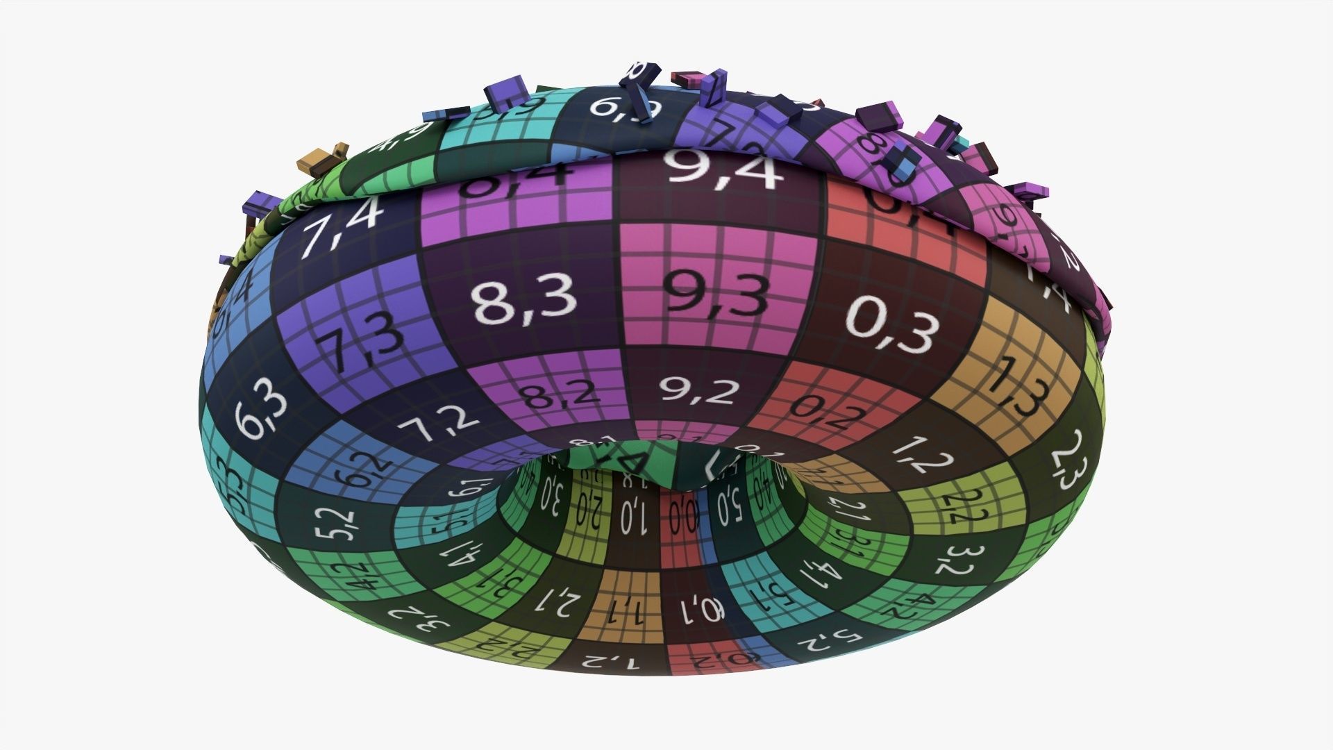 Donut 01 3D model_14