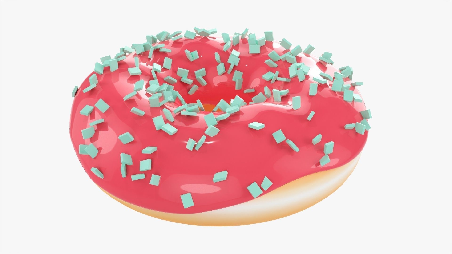 Donut 01 3D model_1