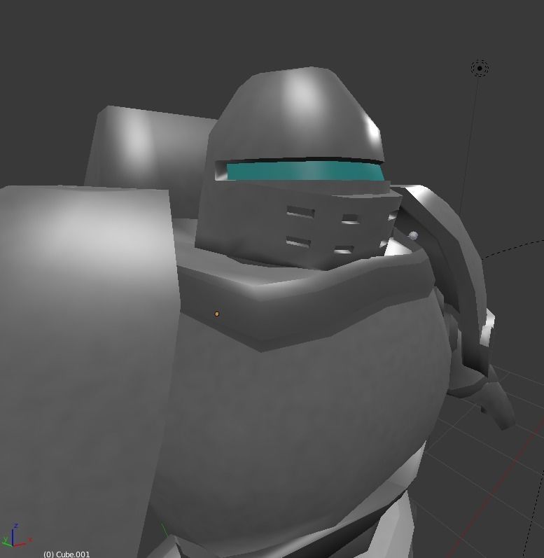 Gods Righteous Knight Low-poly 3D model_2