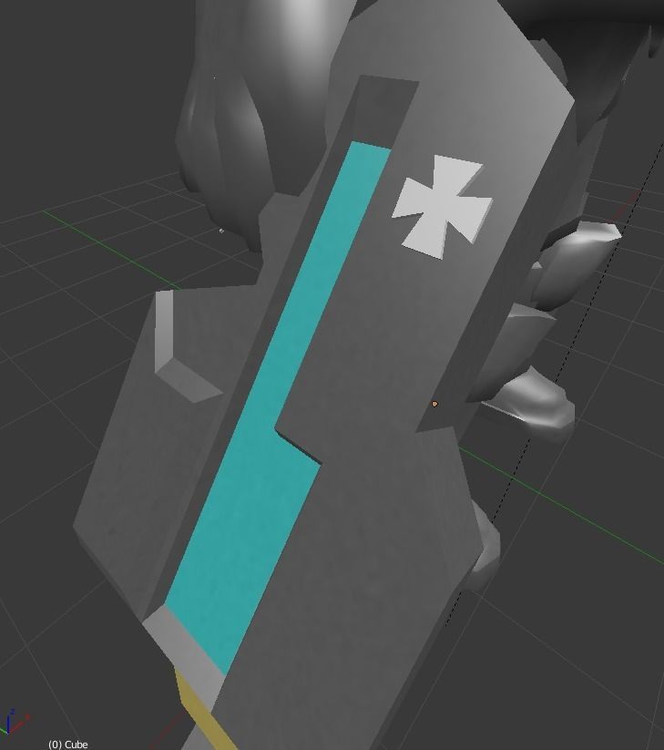 Gods Righteous Knight Low-poly 3D model_1