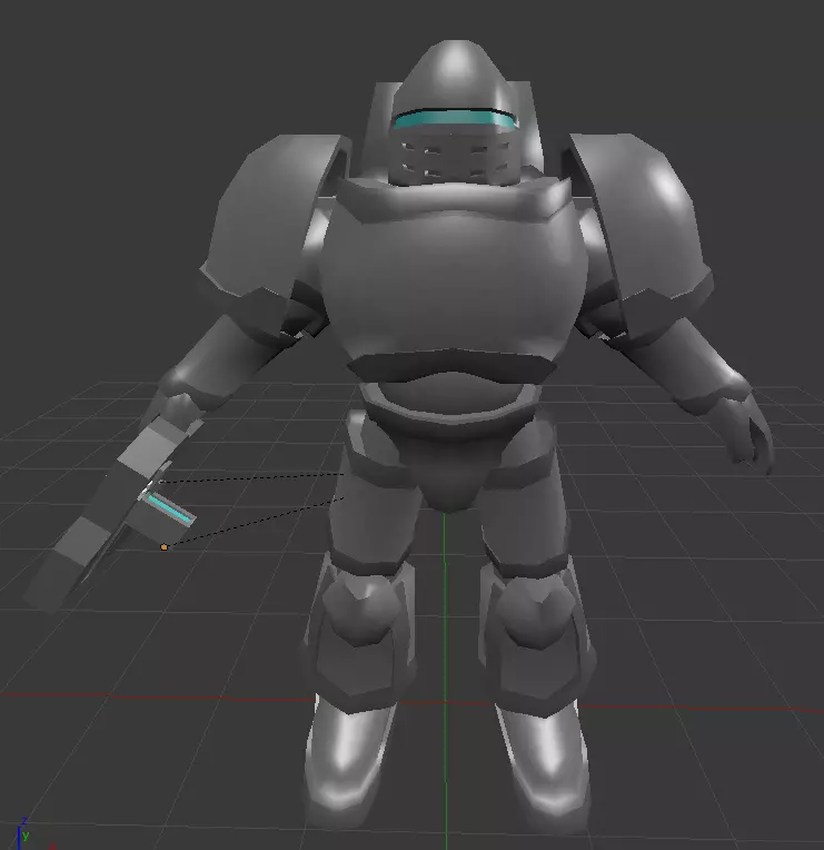 Gods Righteous Knight Low-poly 3D model_0