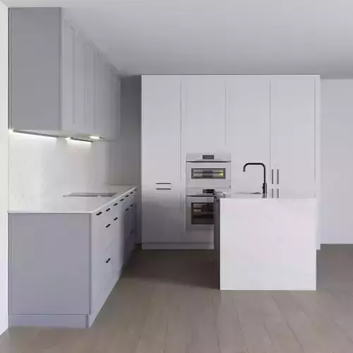 kitchen oven with glass door