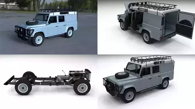 Land Rover Defender 110 Utility Station Wagon HDRI