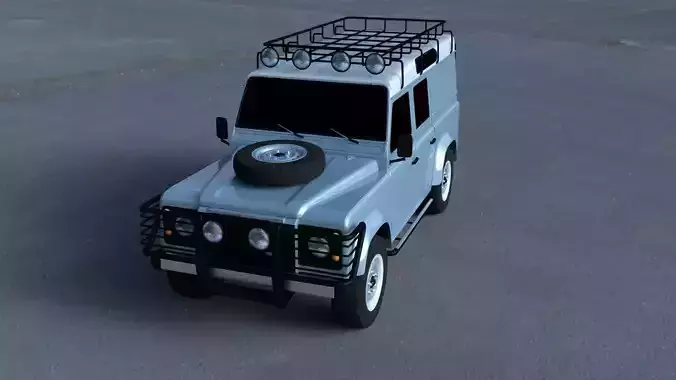 Land Rover Defender 110 Utility Station Wagon HDRI exterior