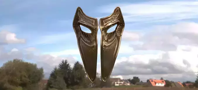 Mask Baroque masquerade Venice 3D model