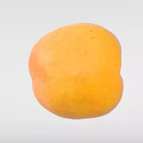 Apricot Low-poly 3D model 6