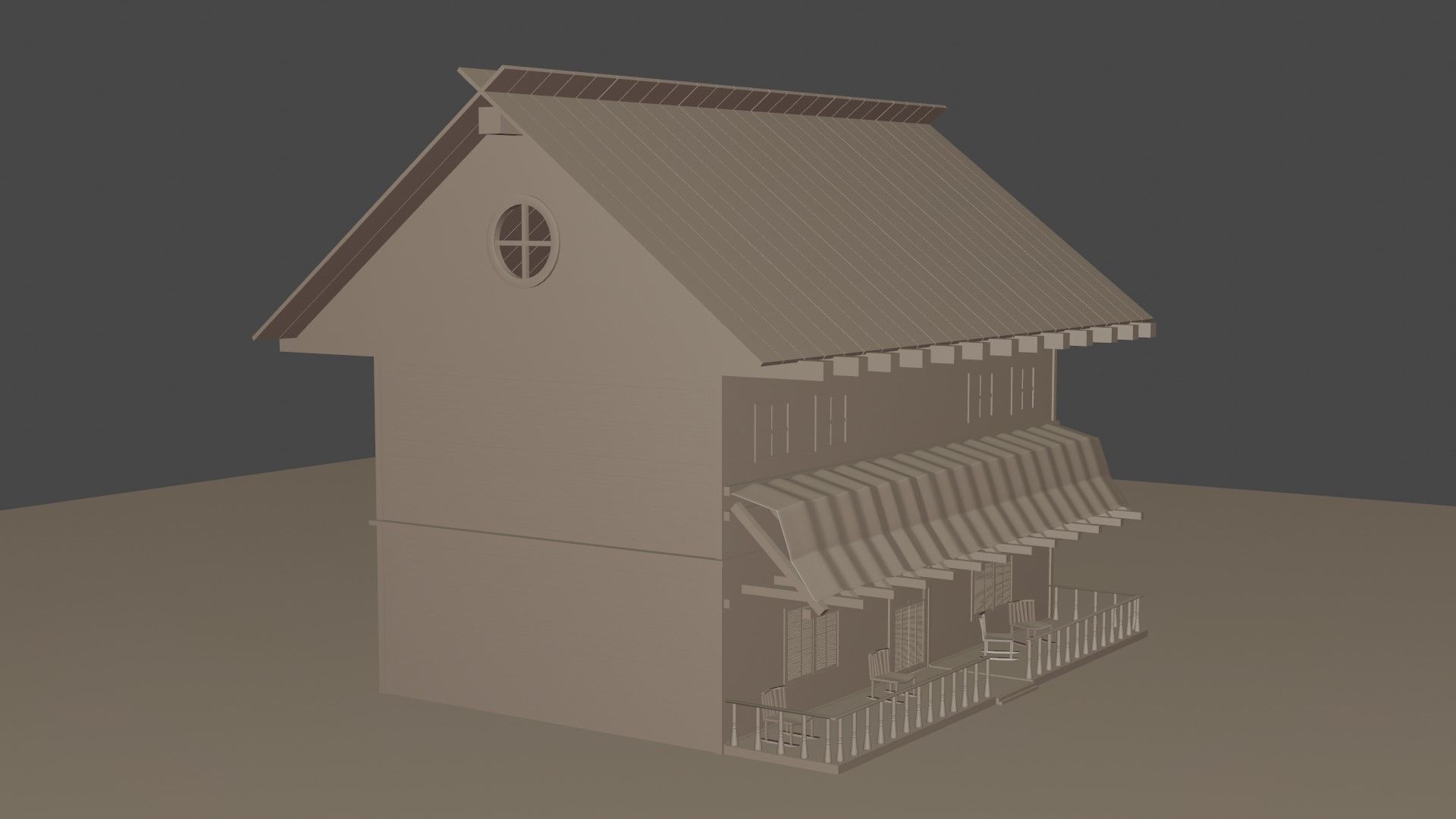 DESERT BAR 3D MODEL Low-poly 3D model_15