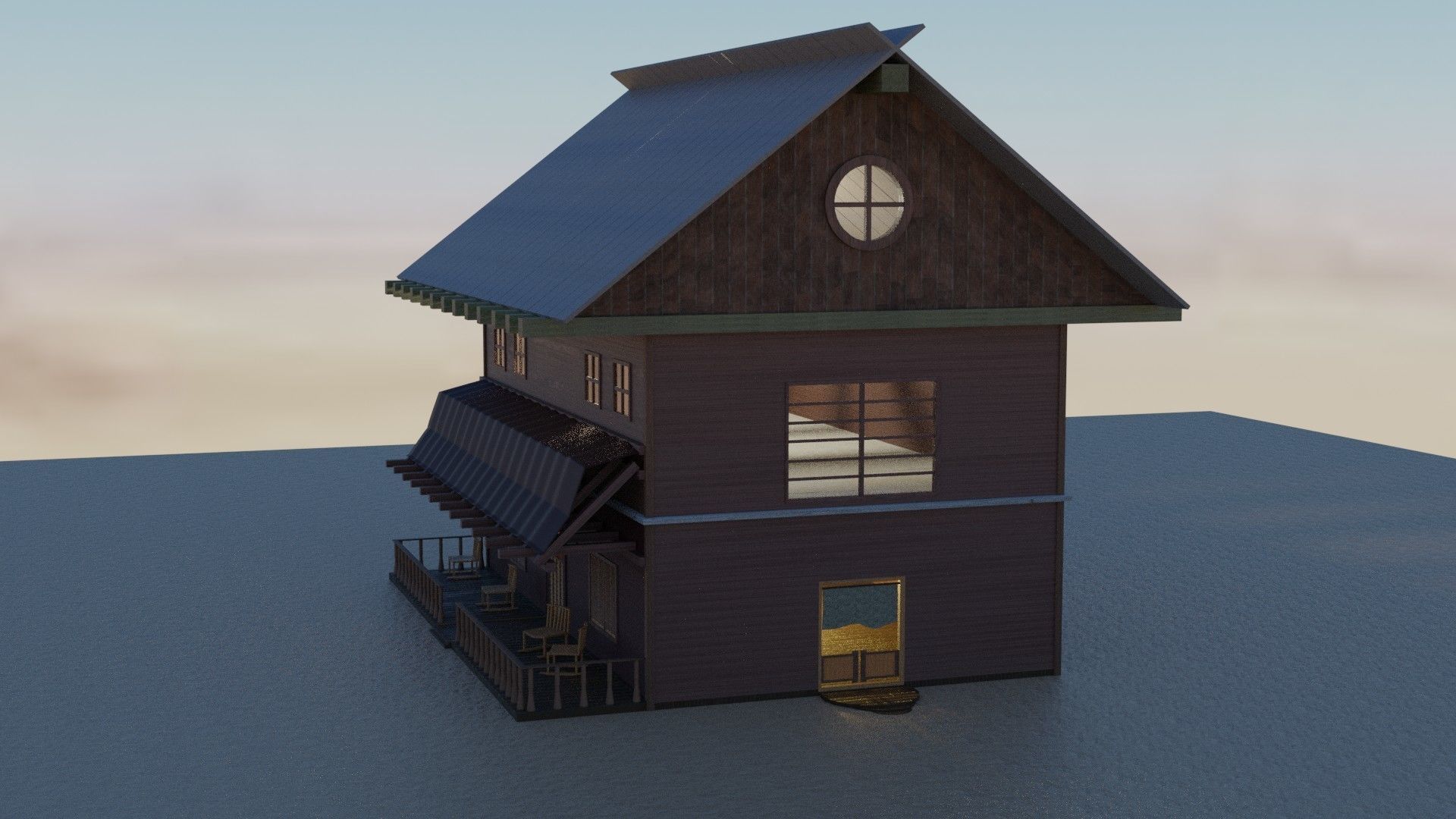 DESERT BAR 3D MODEL Low-poly 3D model_4