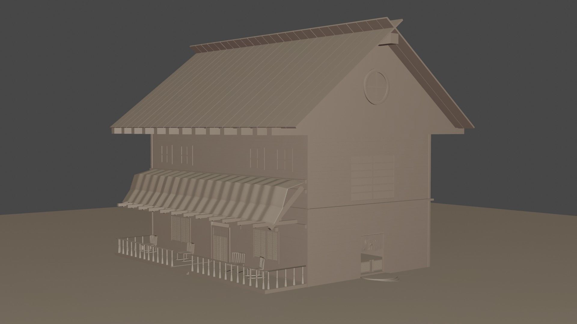 DESERT BAR 3D MODEL Low-poly 3D model_16