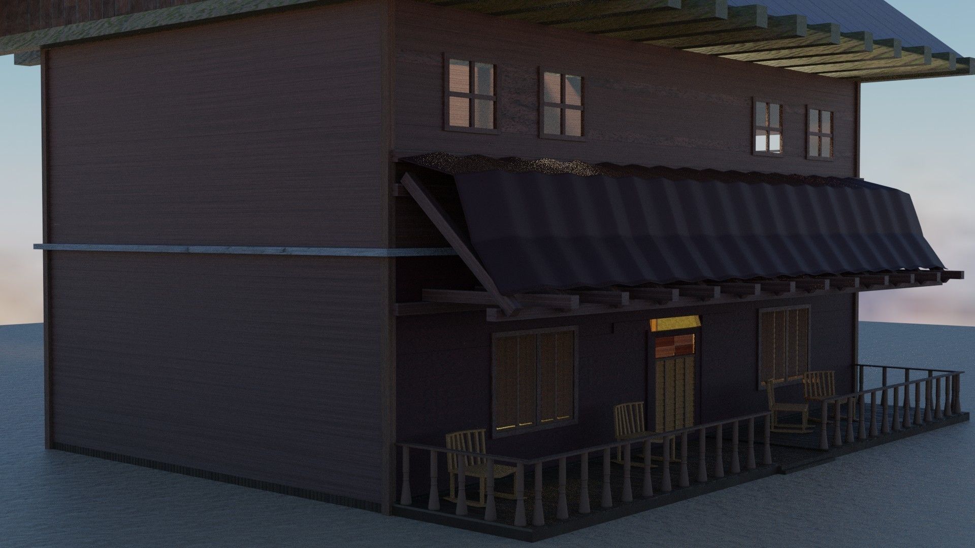 DESERT BAR 3D MODEL Low-poly 3D model_5