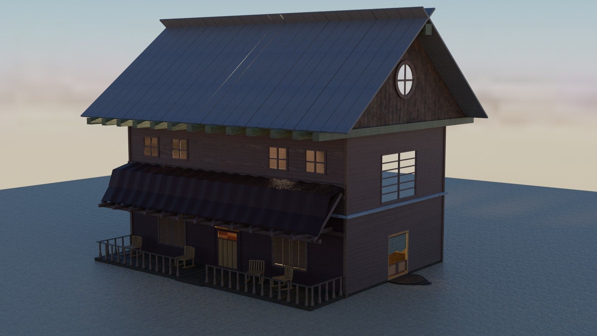 DESERT BAR 3D MODEL Low-poly 3D model_2