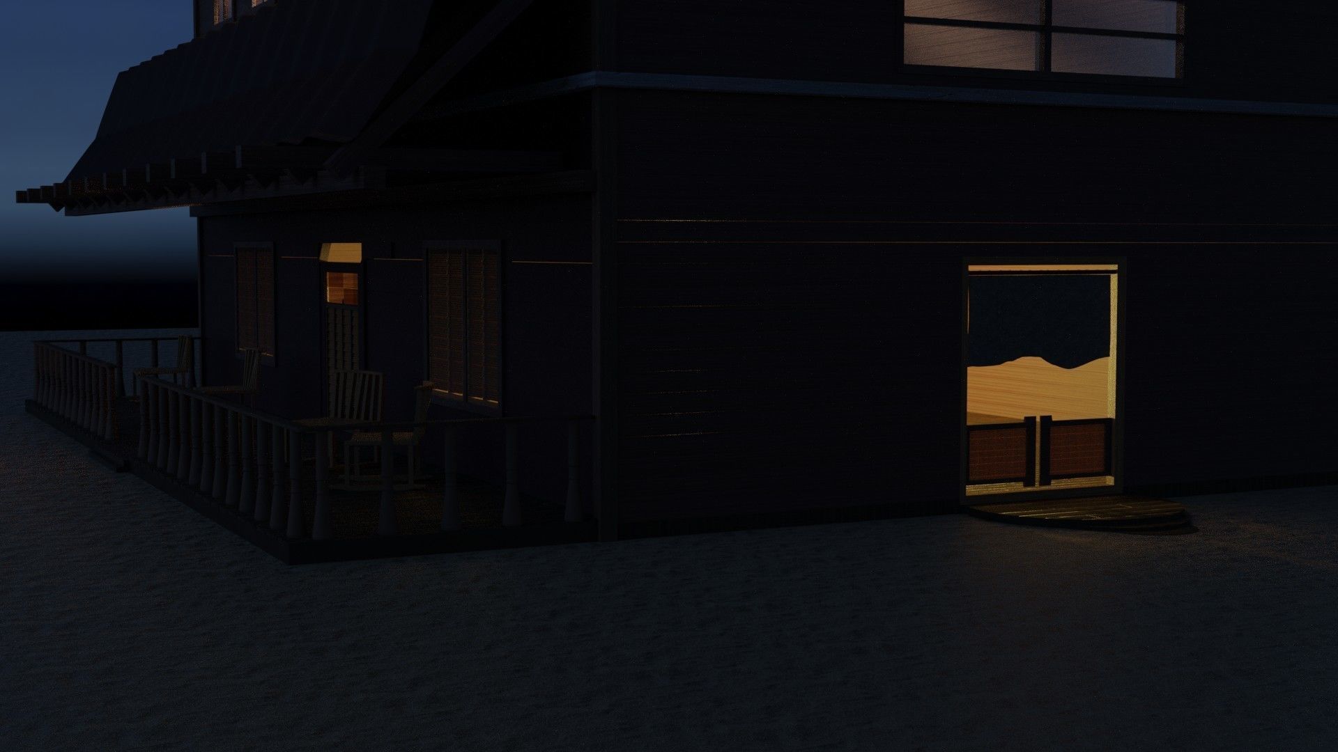 DESERT BAR 3D MODEL Low-poly 3D model_10