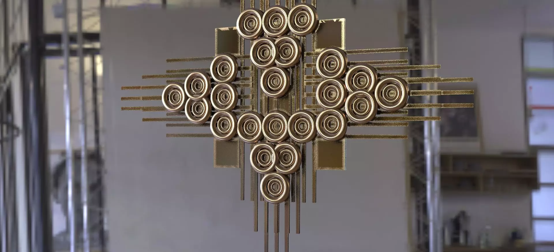 Modern Wall Art 3D model_0