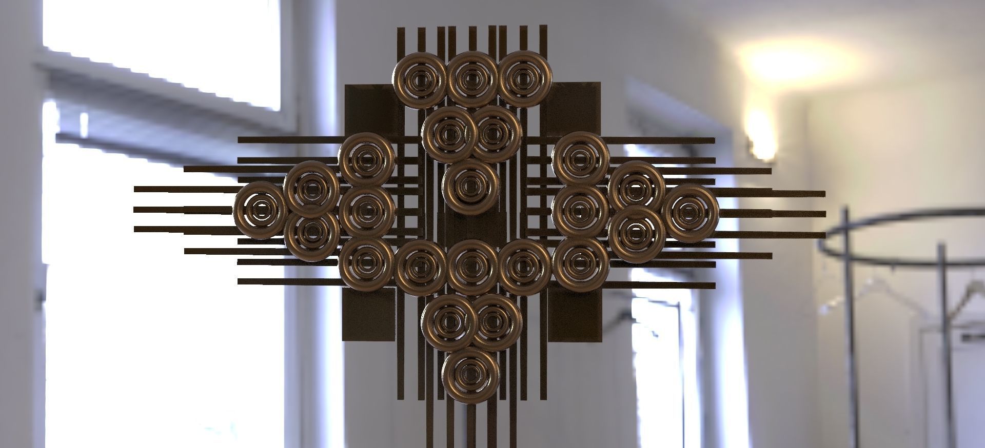 Modern Wall Art 3D model_1