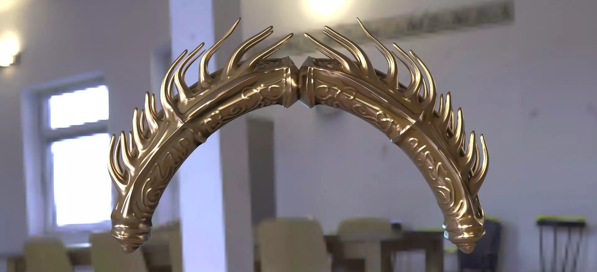 Alien Race Archway 3D model_0