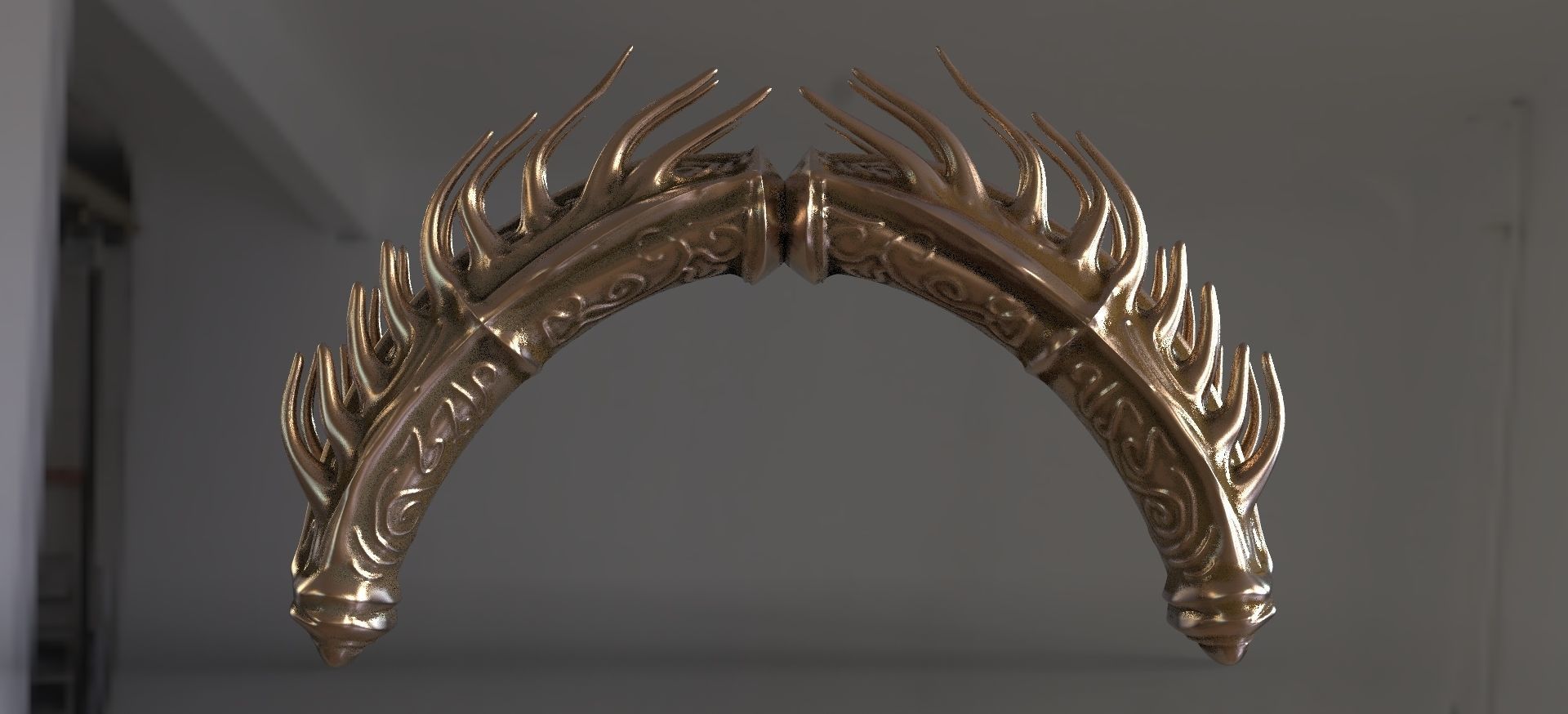 Alien Race Archway 3D model_1