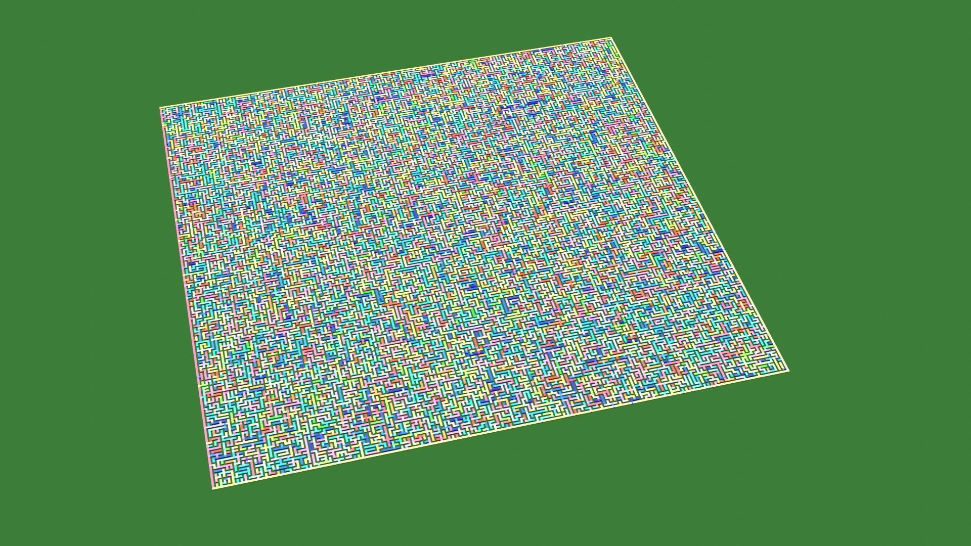 Low Poly Colorful smart maze 301x301 Low-poly 3D model_18