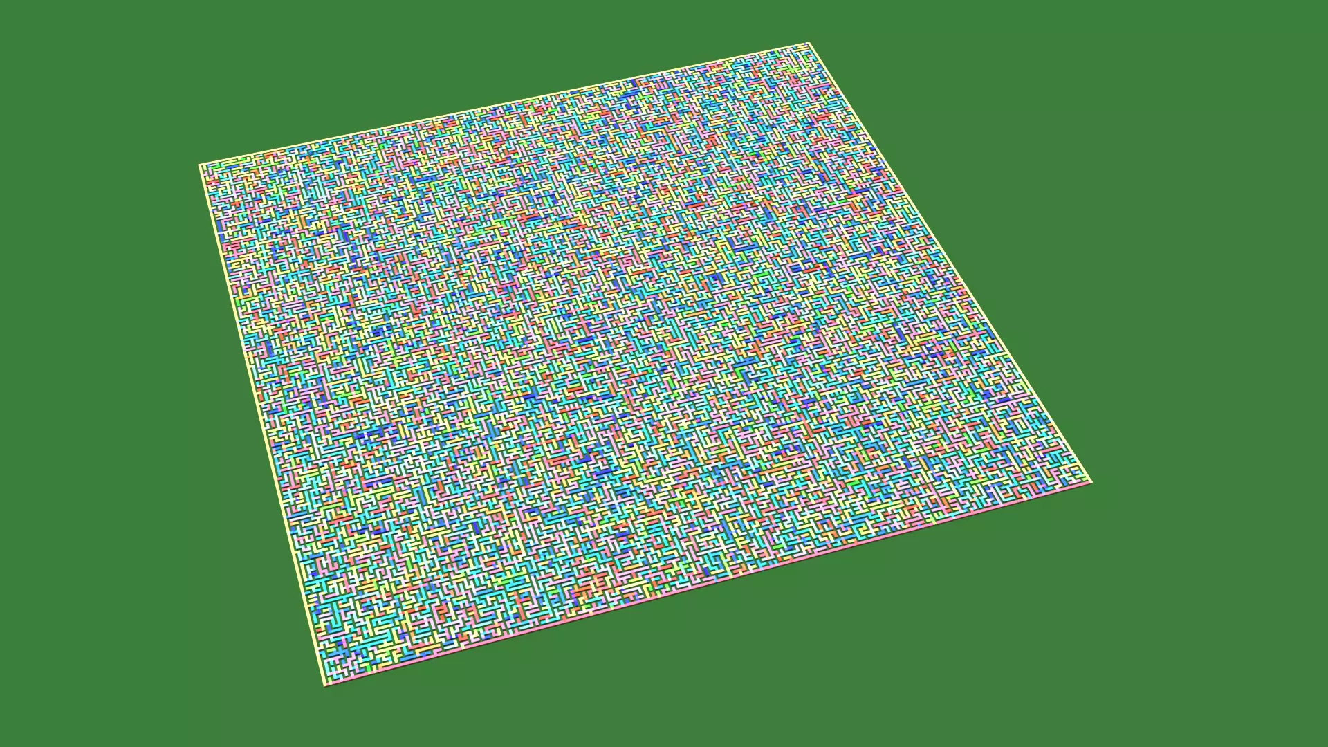 Low Poly Colorful smart maze 301x301 Low-poly 3D model_0