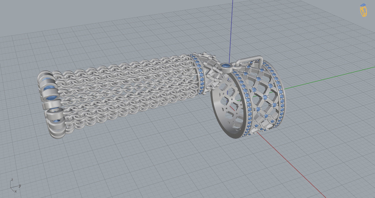 Tassel Ring 3D print model_8