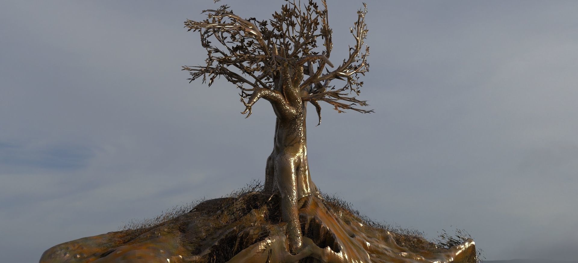 Ancient Tree Fantasy 3D model_2