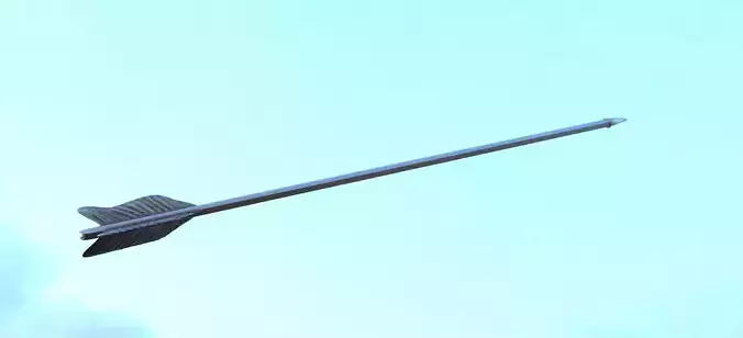 Arrow in sky 3D model