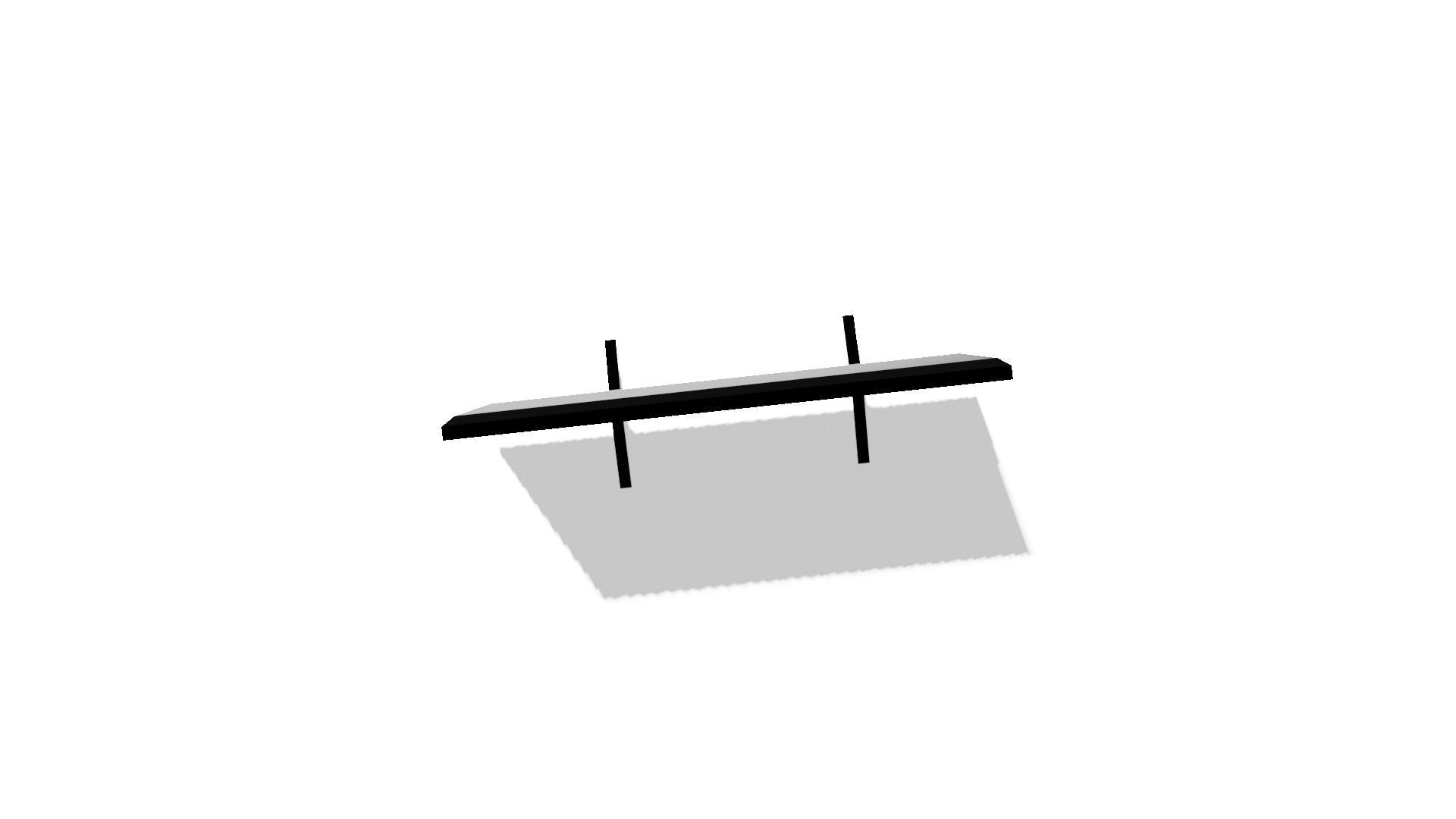 TV 3D Model stand 3D model_3