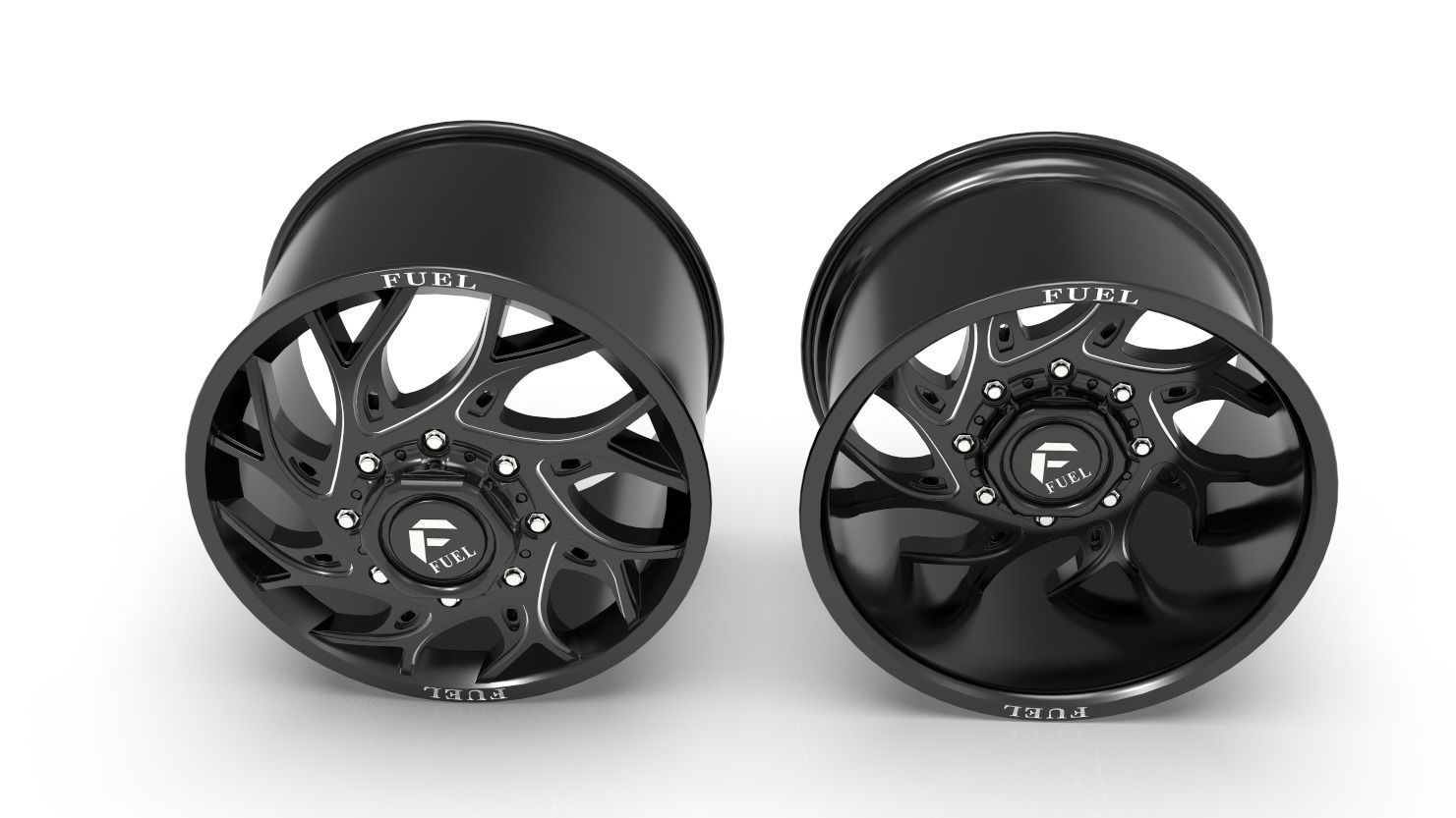RUNNER DUALLY FRONT AND REAR D741 wheels 3D model 3D printable | CGTrader