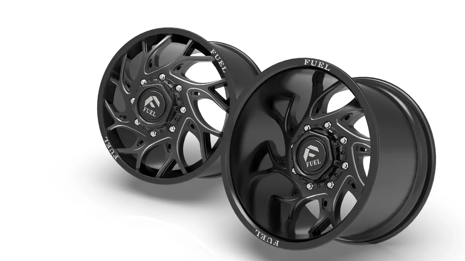 RUNNER DUALLY FRONT AND REAR D741 wheels 3D print model