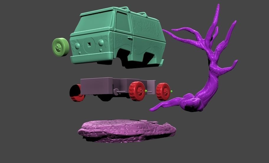 Super-Combo- Scooby-Doo Gang 3D print model_81