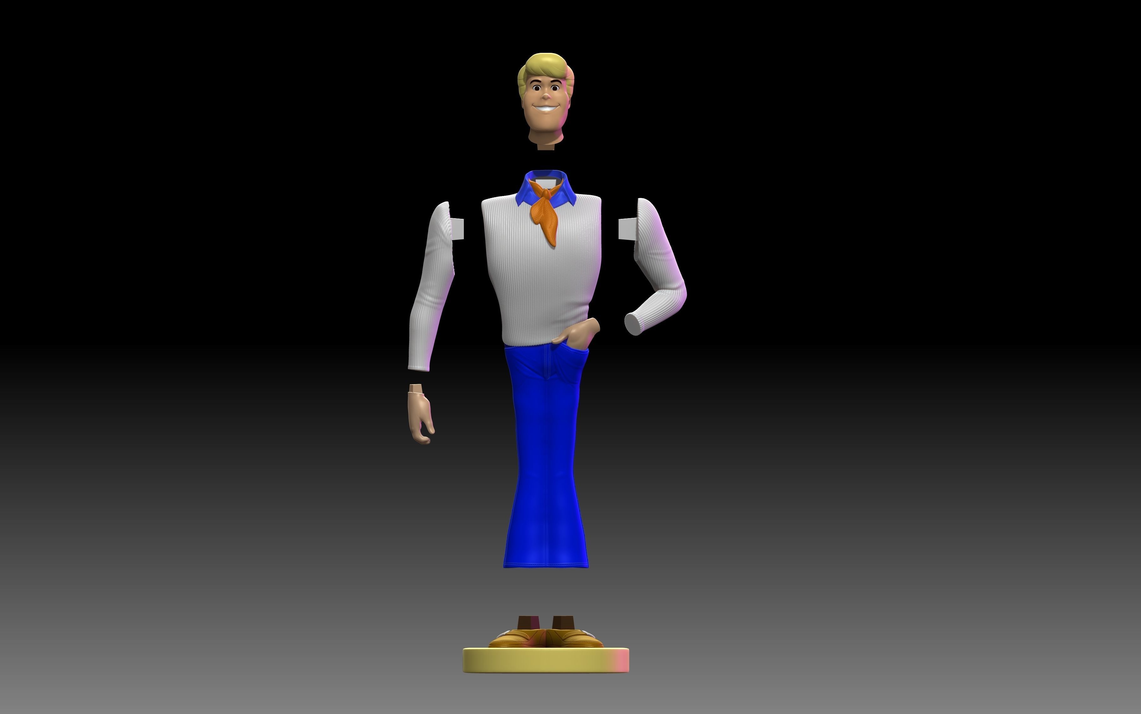 Super-Combo- Scooby-Doo Gang 3D print model_26