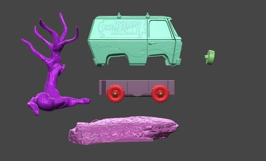 Super-Combo- Scooby-Doo Gang 3D print model_83