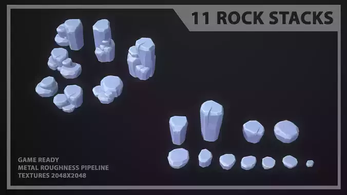 Stylized stone pack