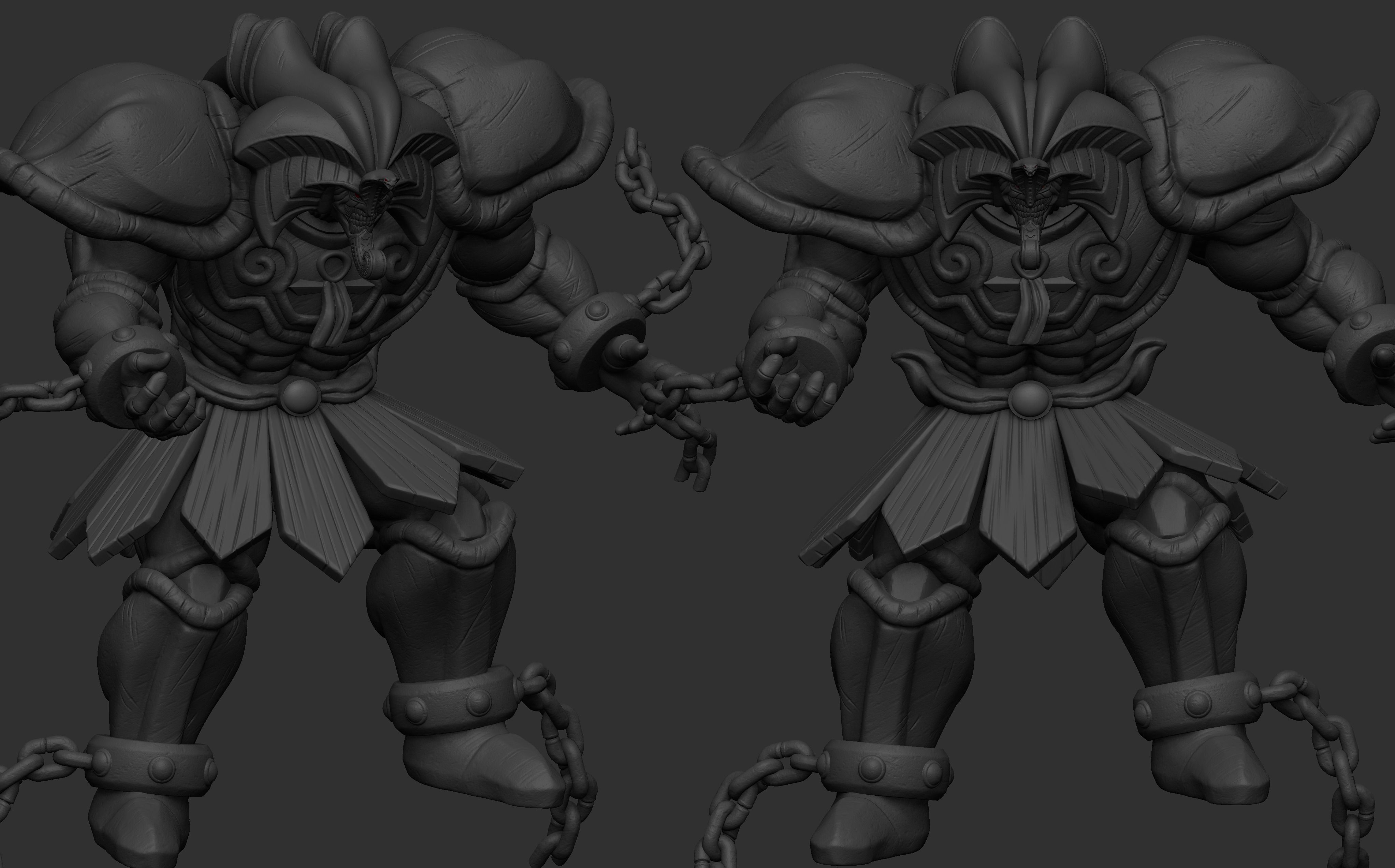 EXODIA model for 3d printing 3D print model_8