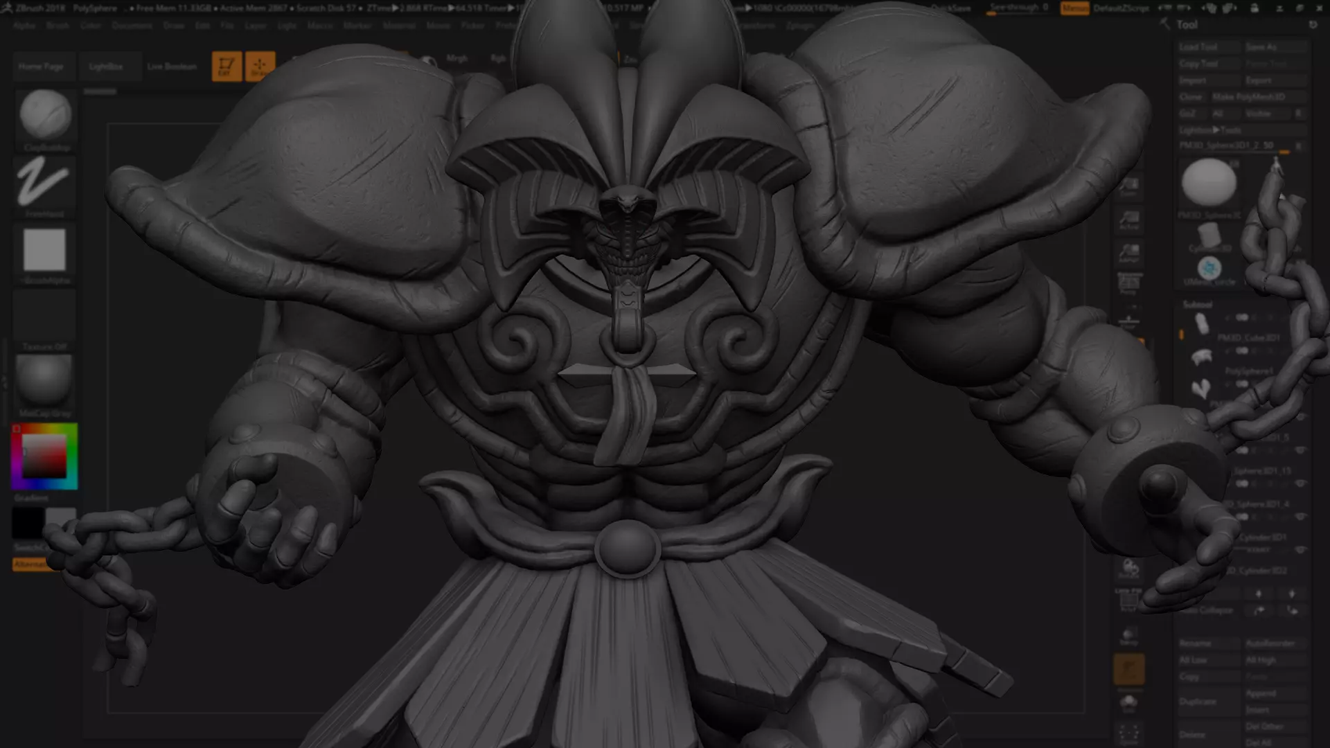 EXODIA model for 3d printing 3D print model_0