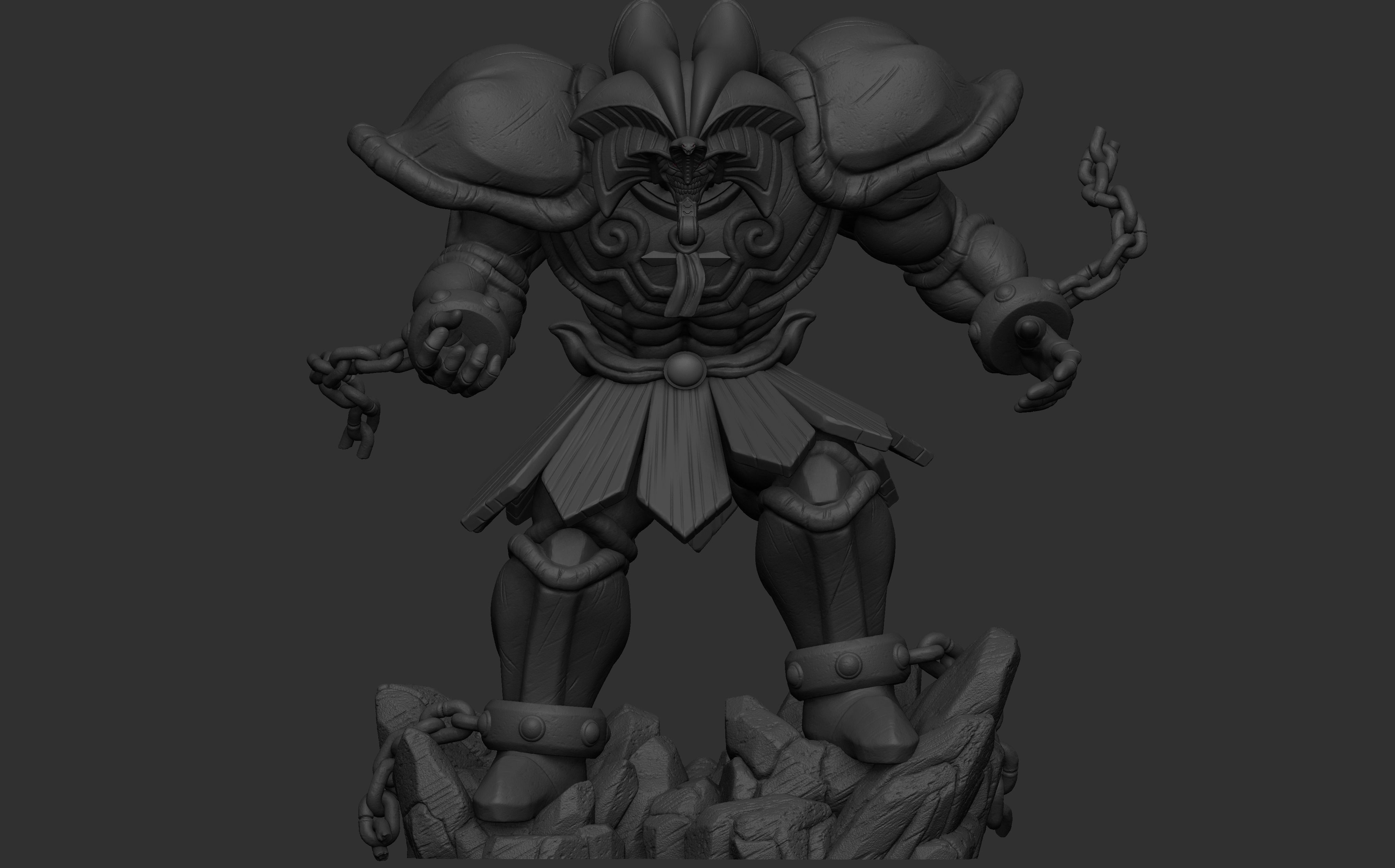 EXODIA model for 3d printing 3D print model_9