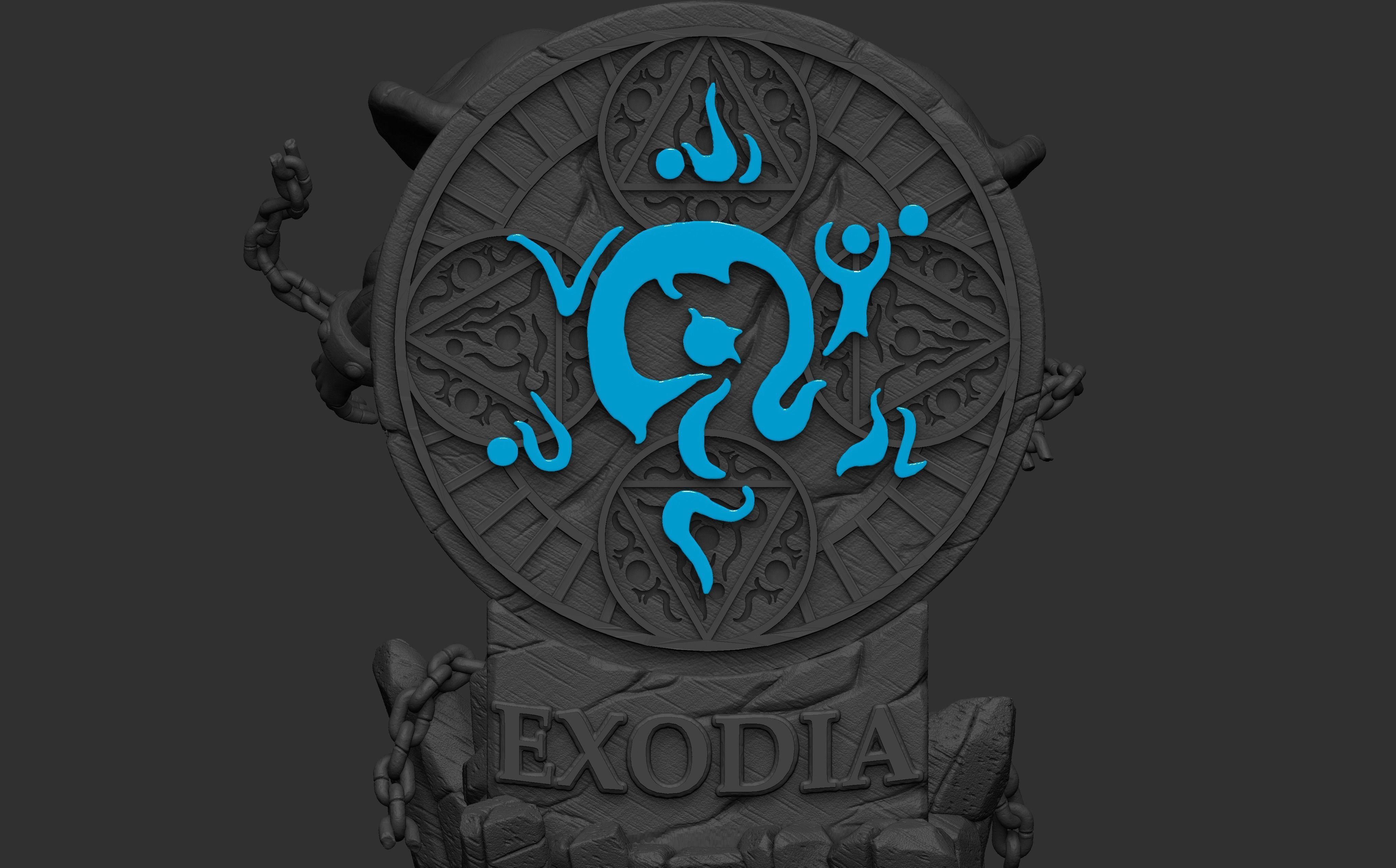 EXODIA model for 3d printing 3D print model_12
