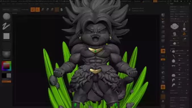 BROLY chibi model for 3d printing