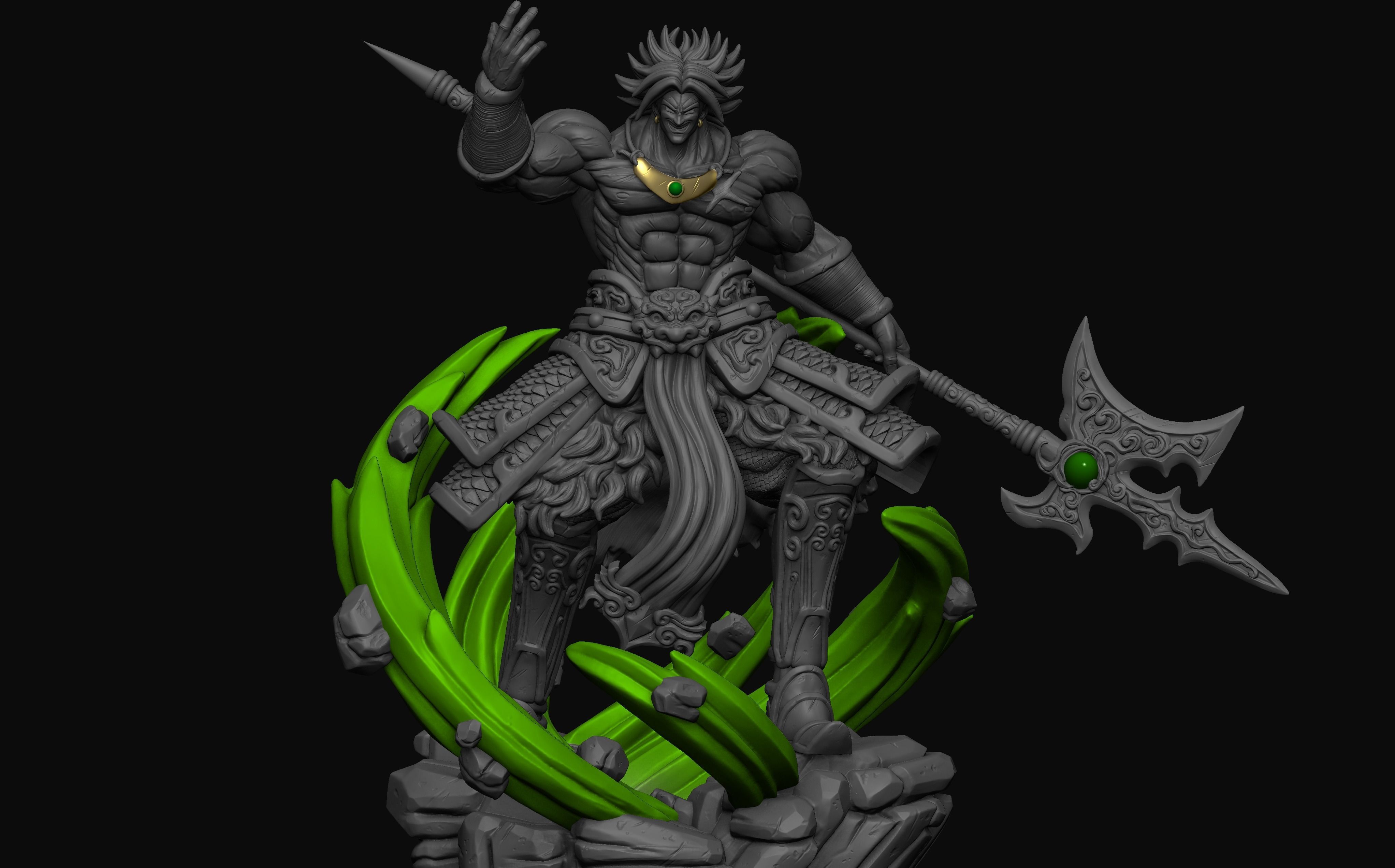 BROLY model for 3d printing 3D print model_2