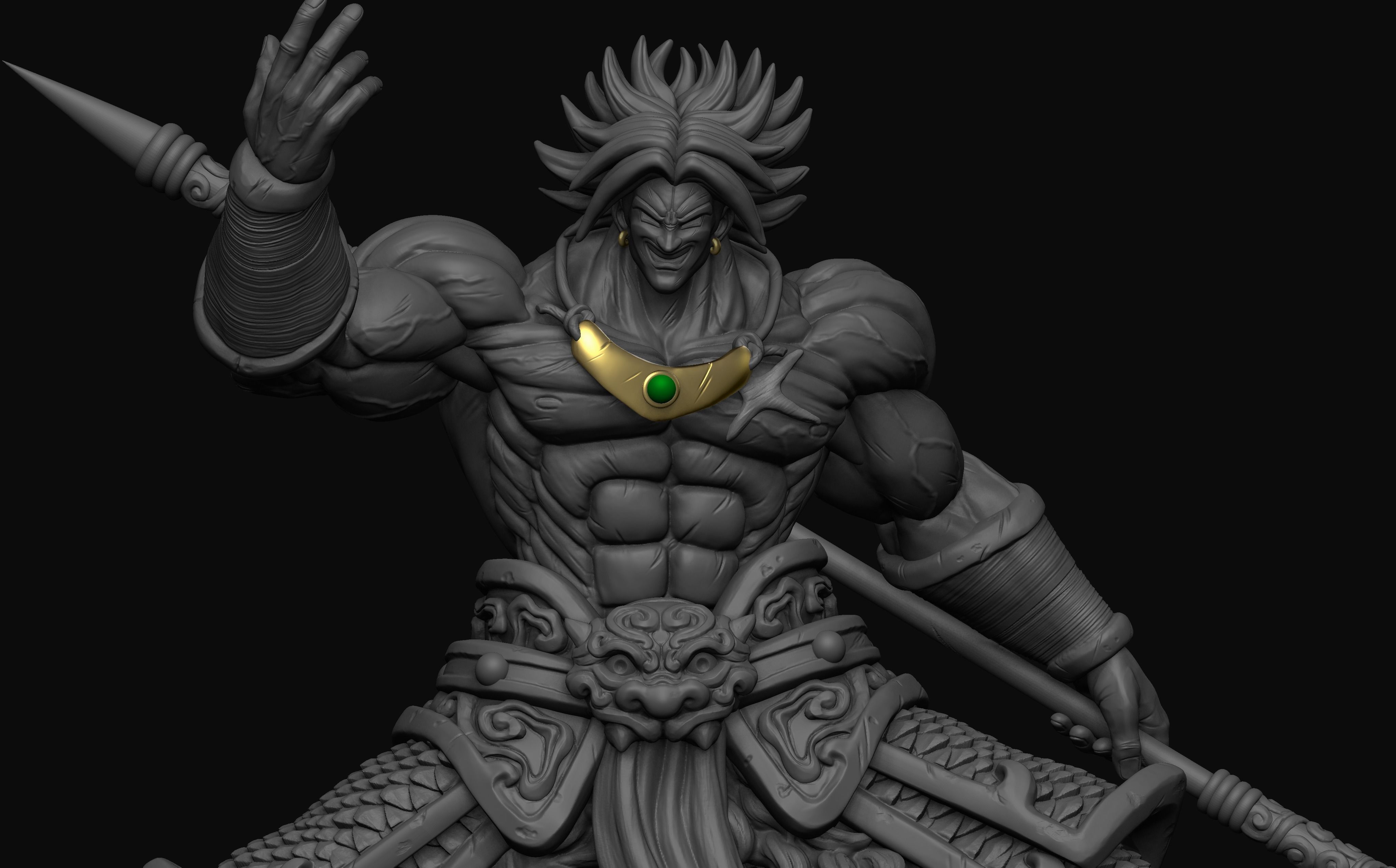 BROLY model for 3d printing 3D print model_5