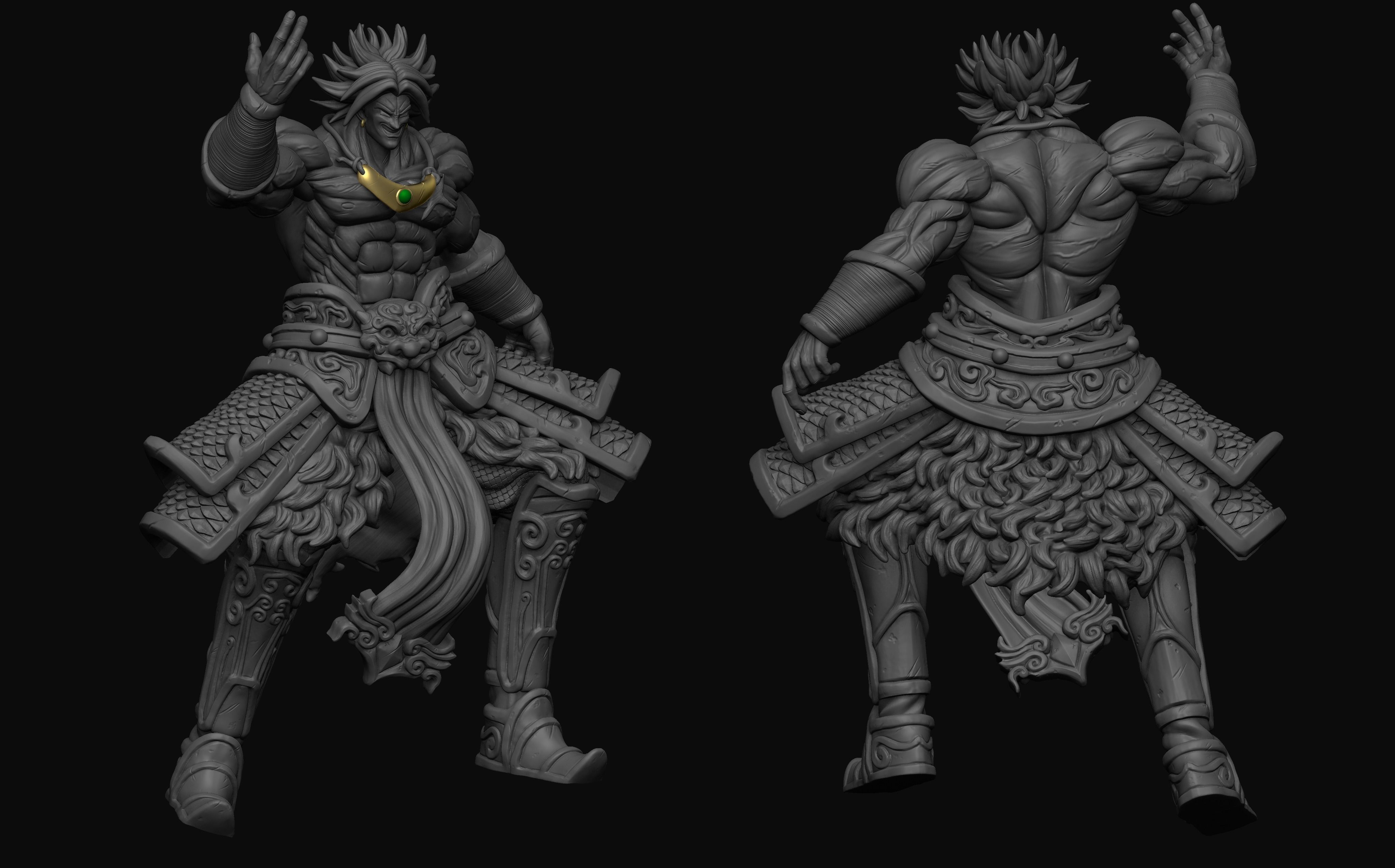 BROLY model for 3d printing 3D print model_10
